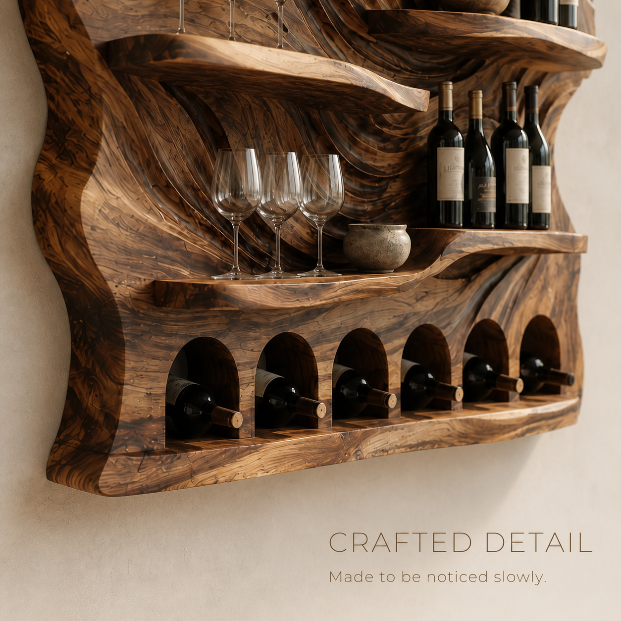 Soren Wall-Mounted Wine Rack - Design 370 - product image 06