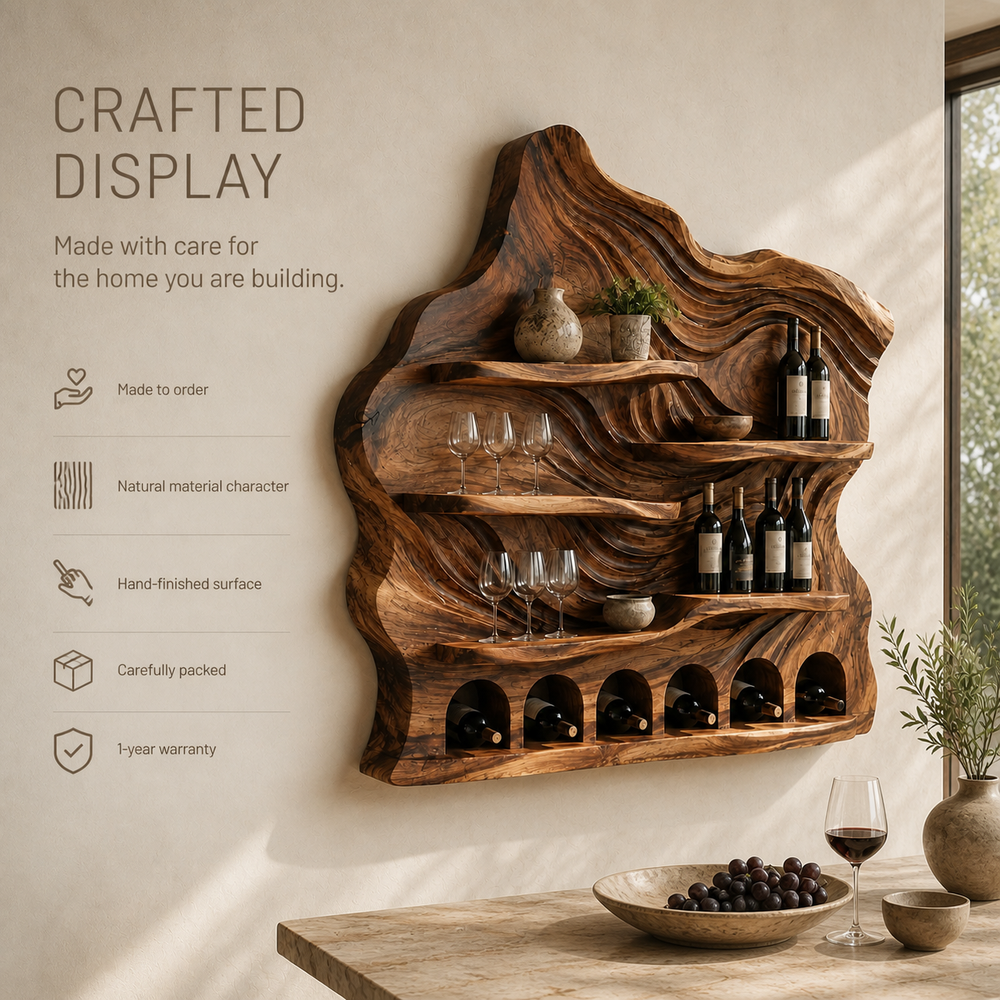 Soren Wall-Mounted Wine Rack - Design 370 - product image 09