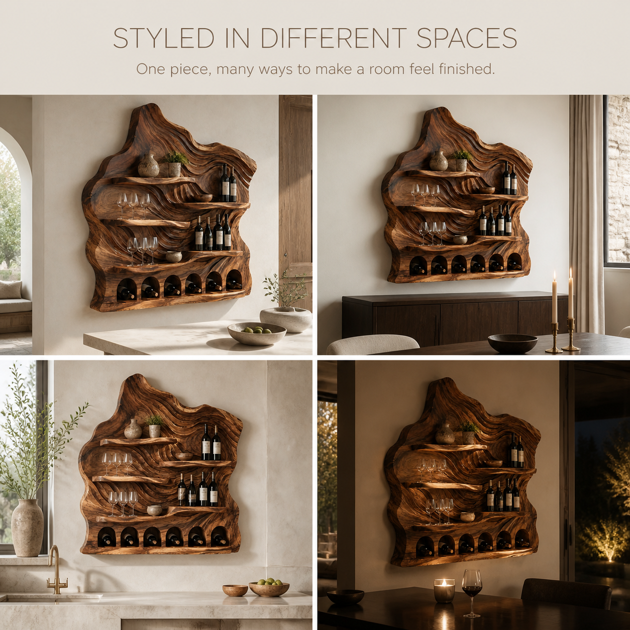 Soren Wall-Mounted Wine Rack - Design 370 - product image 10