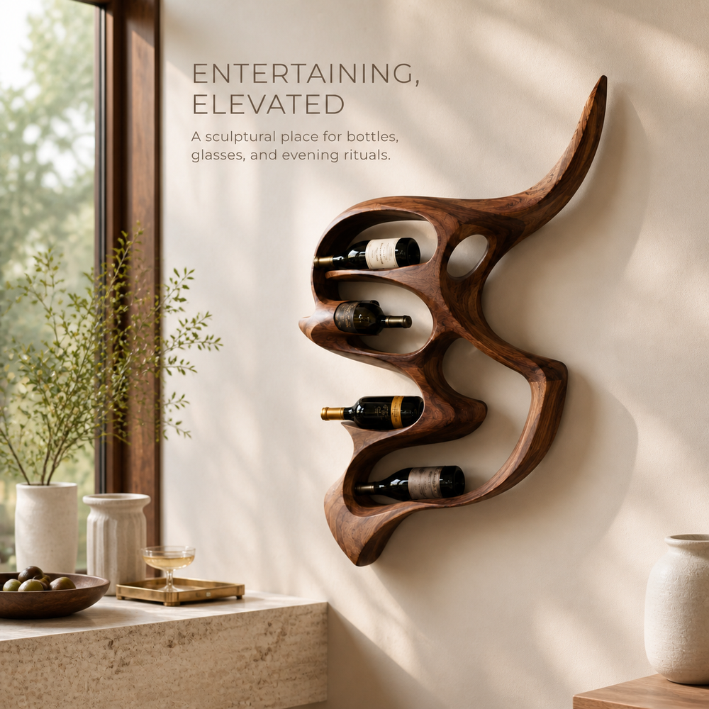 Calder Statement Wall Wine Holder - Design 373 - product image 02