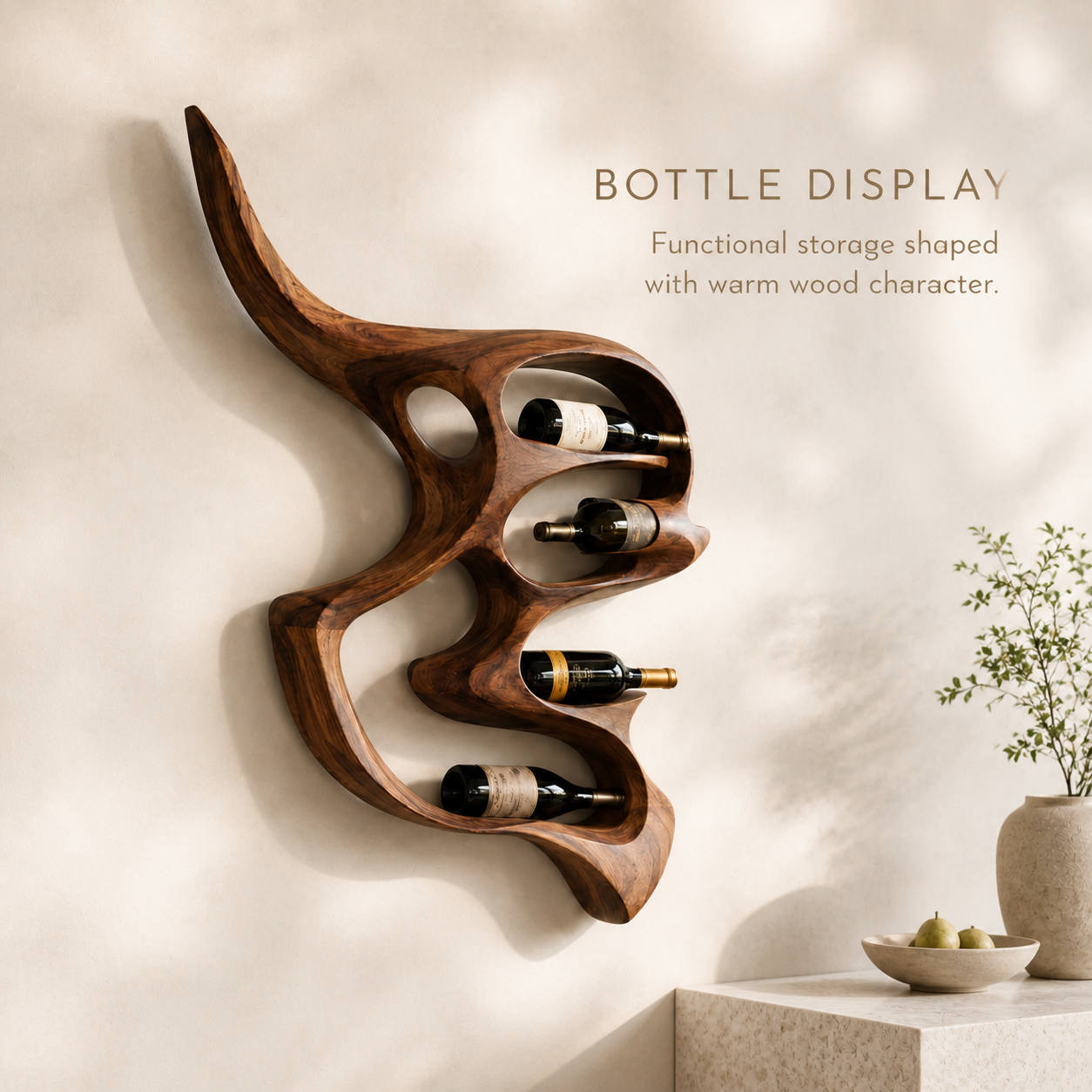 Calder Statement Wall Wine Holder - Design 373 - product image 03
