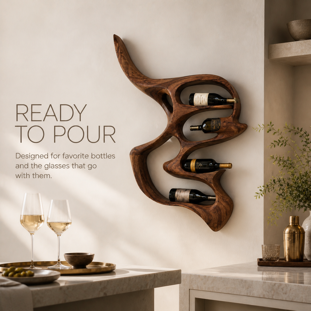Calder Statement Wall Wine Holder - Design 373 - product image 07