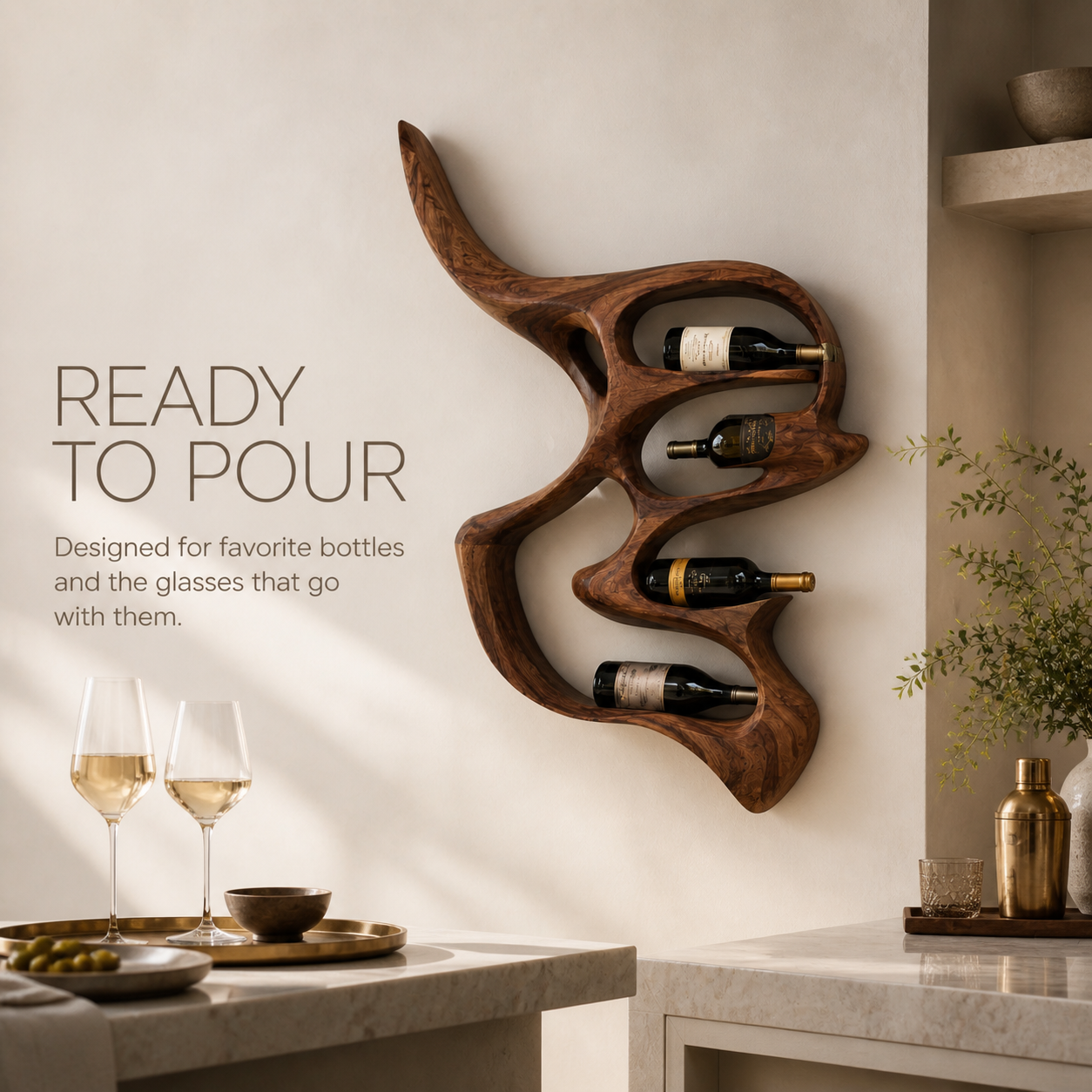 Calder Statement Wall Wine Holder - Design 373 - product image 07