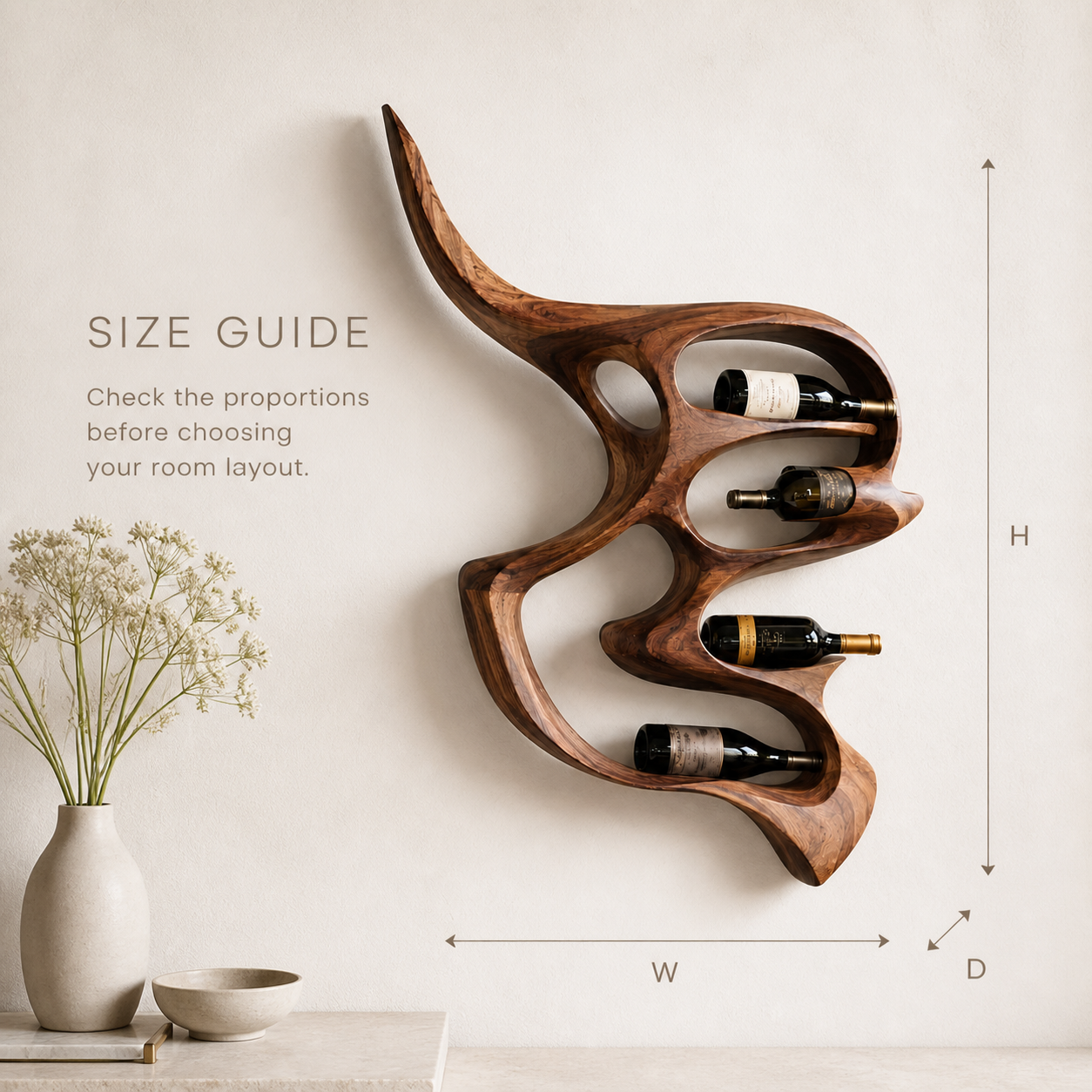 Calder Statement Wall Wine Holder - Design 373 - product image 08