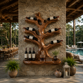 Avery Sculptural Wall Wine Rack - Design 374 - main view