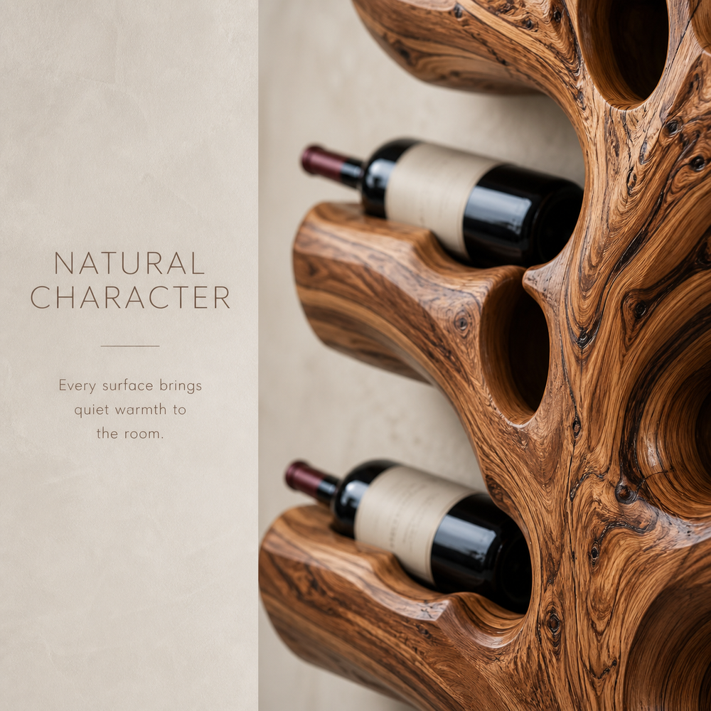 Avery Sculptural Wall Wine Rack - Design 374 - product image 05