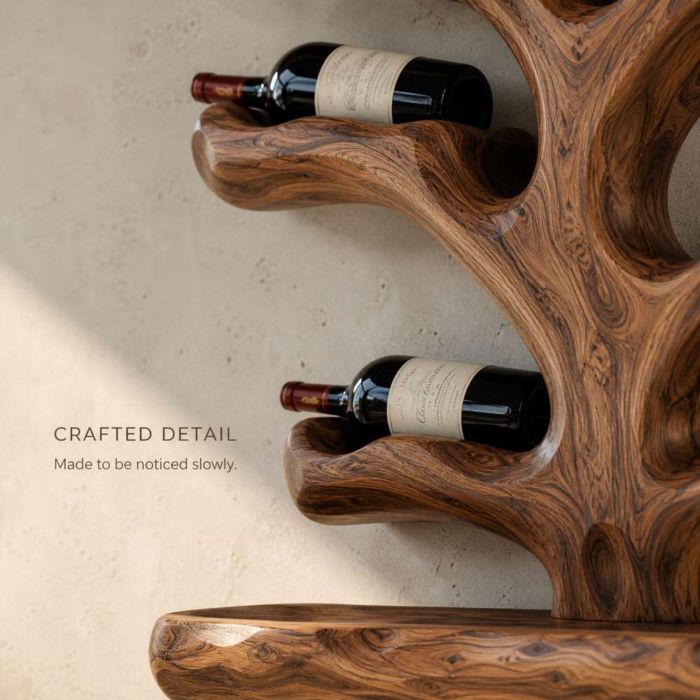 Avery Sculptural Wall Wine Rack - Design 374 - product image 06
