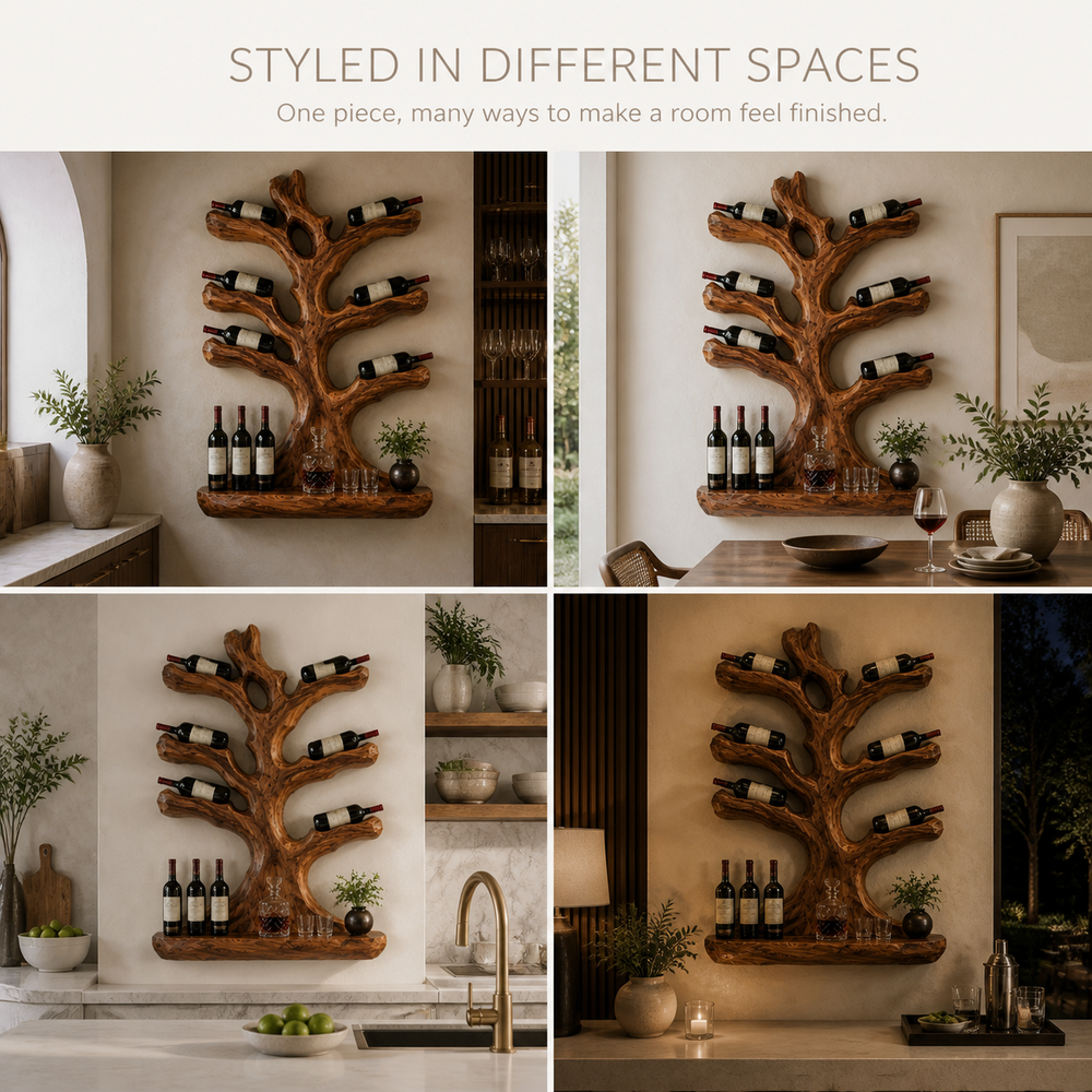 Avery Sculptural Wall Wine Rack - Design 374 - product image 10