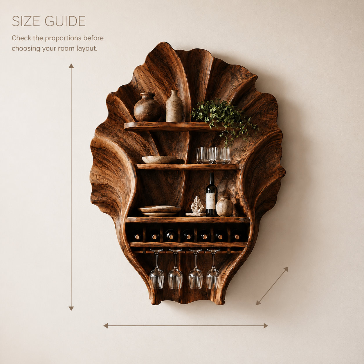 Marin Gallery Wall Wine Rack - Design 376 - product image 08