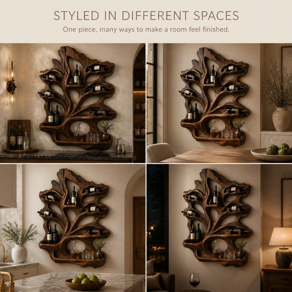 Isla Home Bar Wall Wine Holder - Design 377 - product image 10