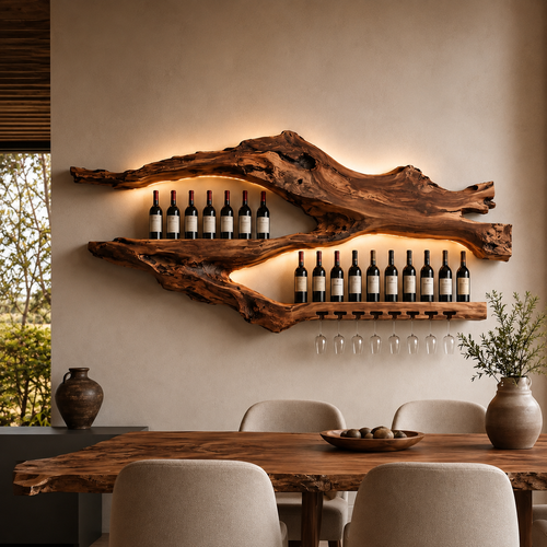 Soren Wall-Mounted Wine Rack - Design 378 - main view