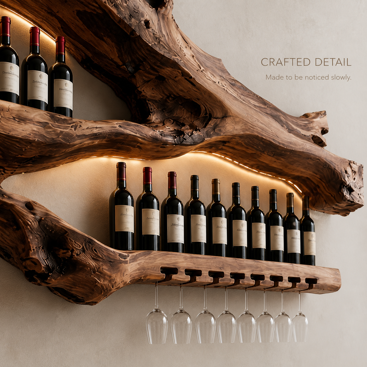 Soren Wall-Mounted Wine Rack - Design 378 - product image 06