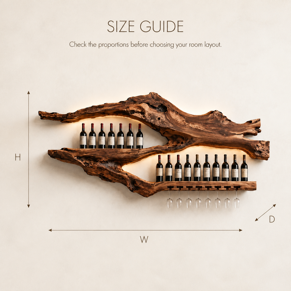 Soren Wall-Mounted Wine Rack - Design 378 - product image 08