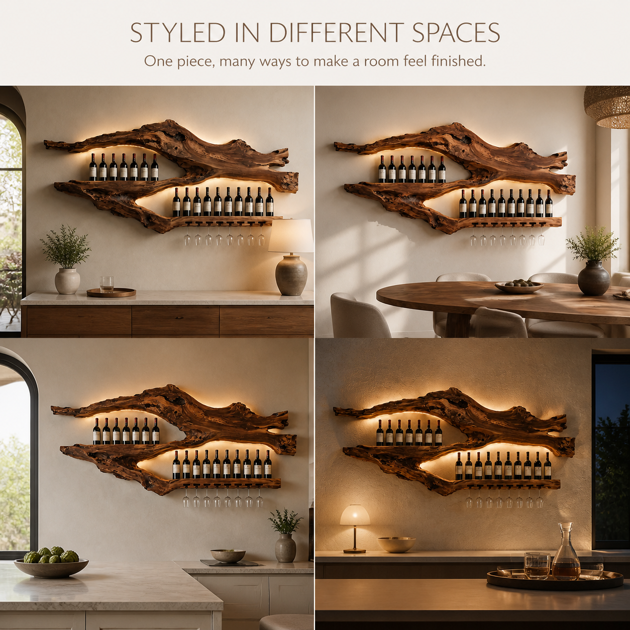 Soren Wall-Mounted Wine Rack - Design 378 - product image 10