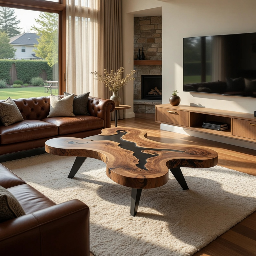 Avalon Hollow Form Coffee Table