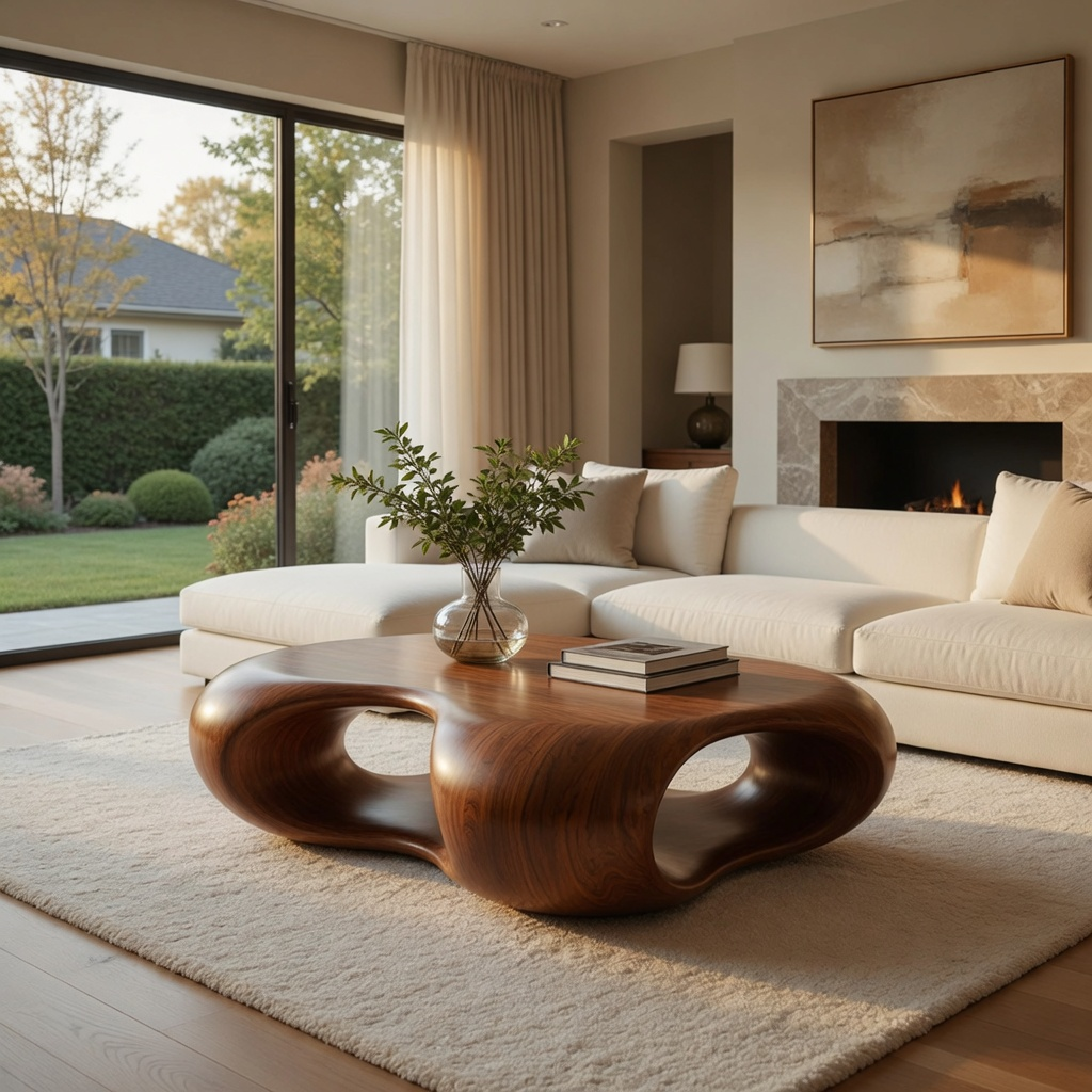 Livia Cloud Form Coffee Table