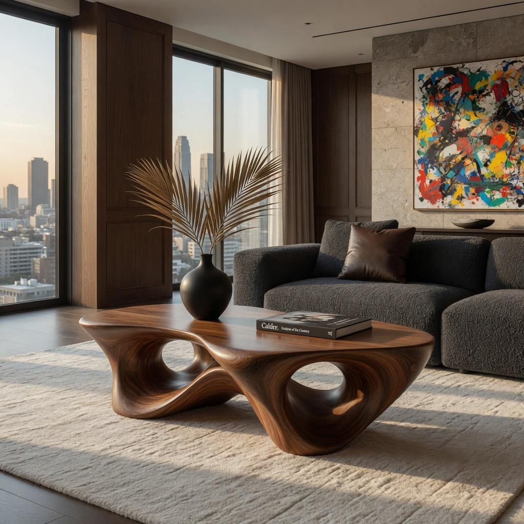 Elise Organic Walnut Coffee Table