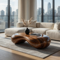 Oriel Pebble Wood Coffee Table