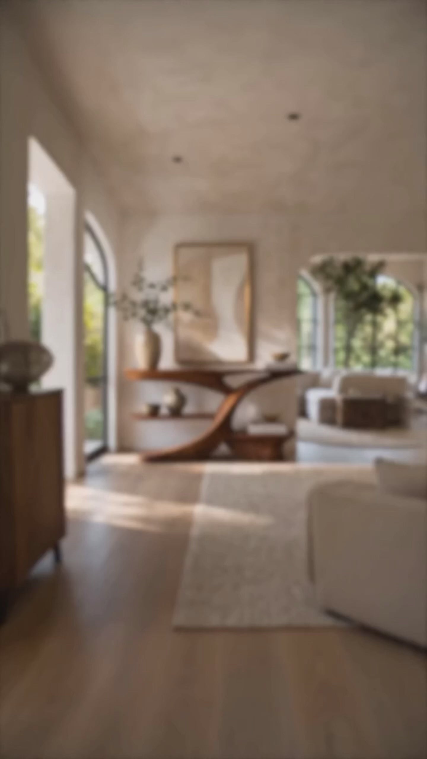 Liora Warm Walnut Console Table - Design 512