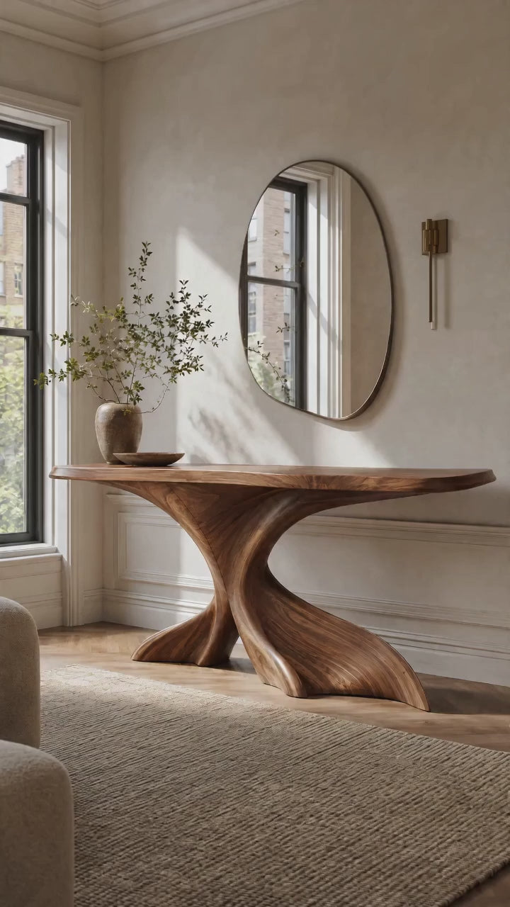 Caldera Organic Hall Console Table - Design 119