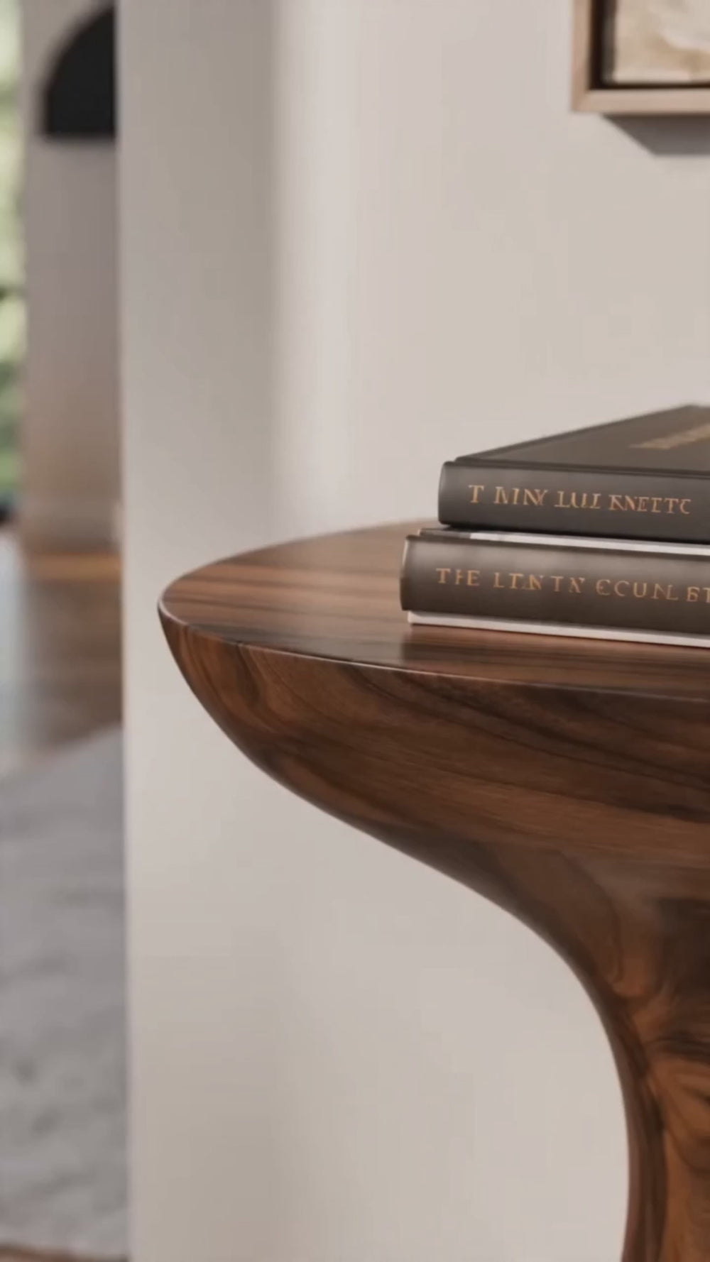 Veyra Soft Curve Console Table - Design 349